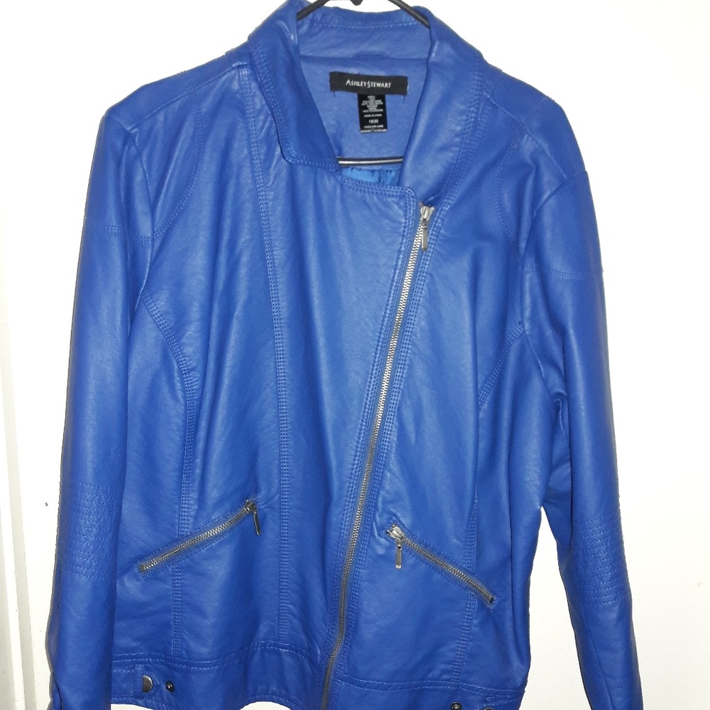 XL faux leather jacket